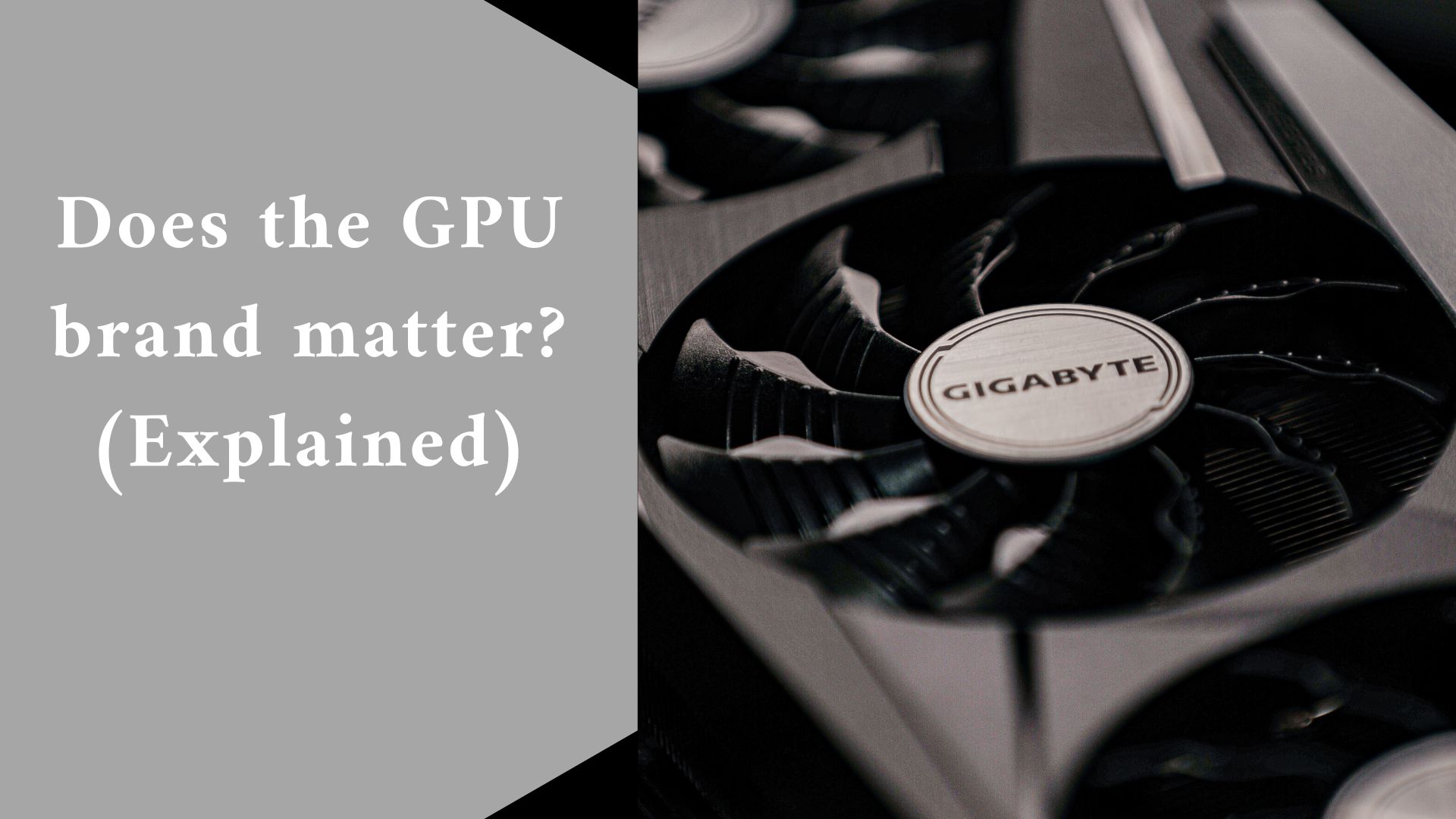 Does the GPU brand matter? (Explained)